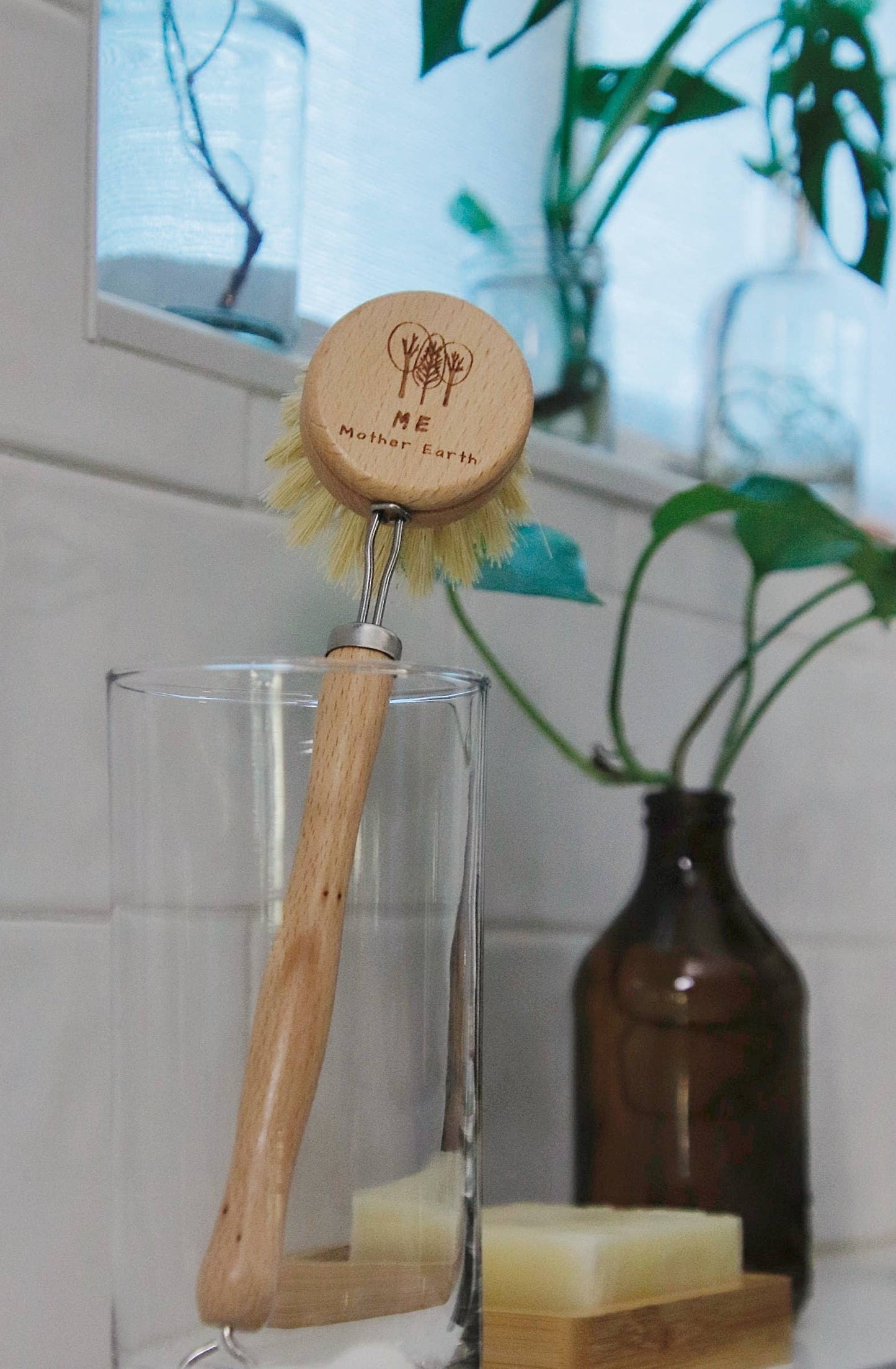 Sisal Kitchen Brush | Cleaning Supplies: Coated Sisal Kitchen Brush