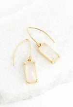 Load image into Gallery viewer, Moonlit Grace Earrings in Gold or Silver &amp; Moonstone
