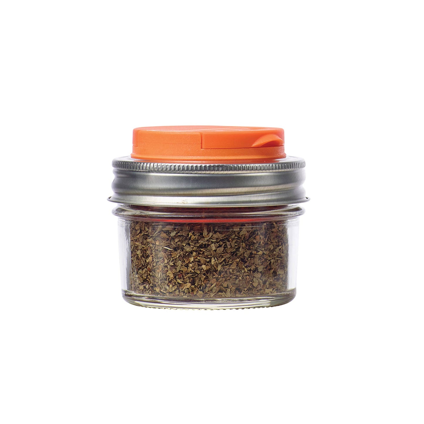 Jarware Spice Lid for Regular Mouth Mason Jar, Orange, Blue