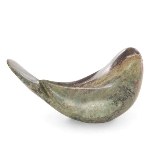 Abstract Stone Bird Sculpture