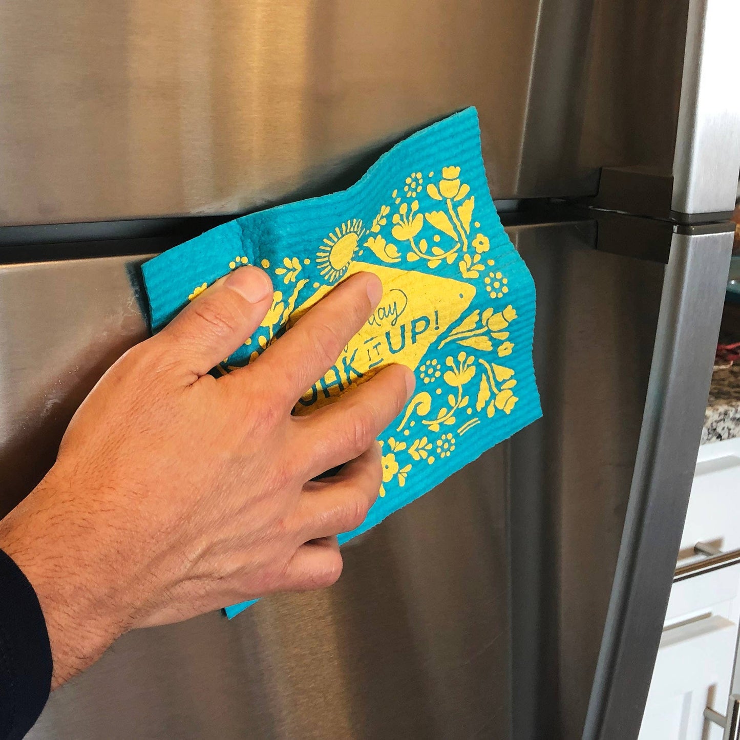 Dishcloth Beautiful Day Soak it up Teal