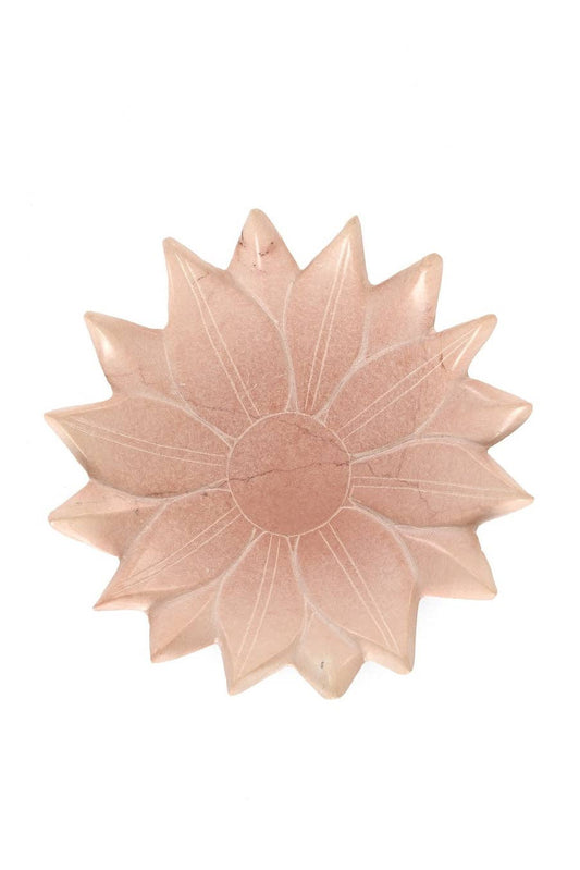 Natural Soapstone Daisy Dish