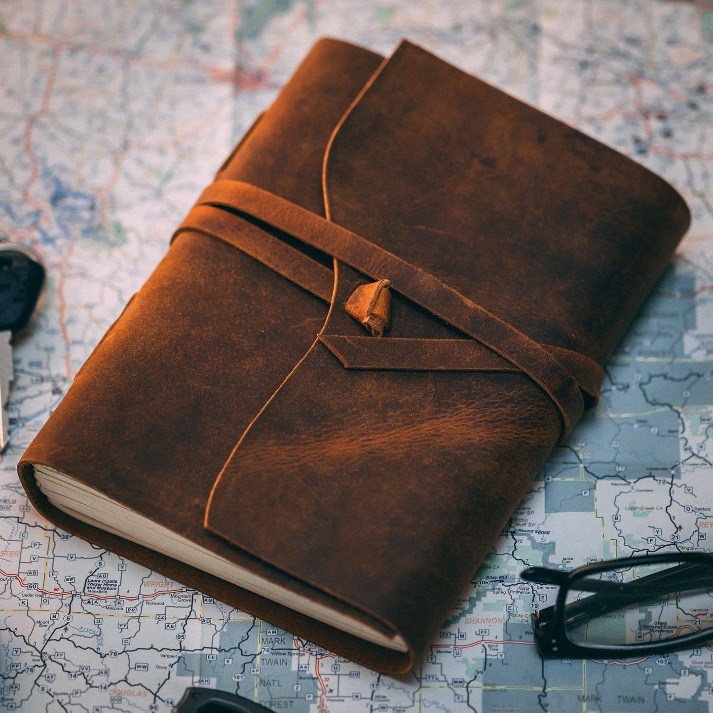 Leather journal notebook leather bound journal travel jornal