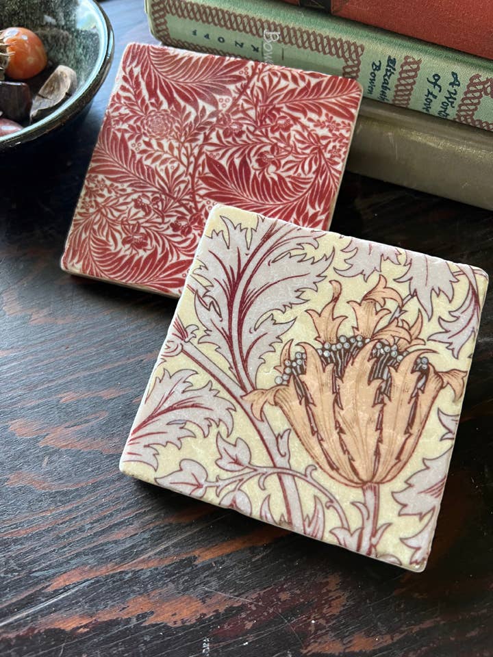 Autumn Bounty stone coasters