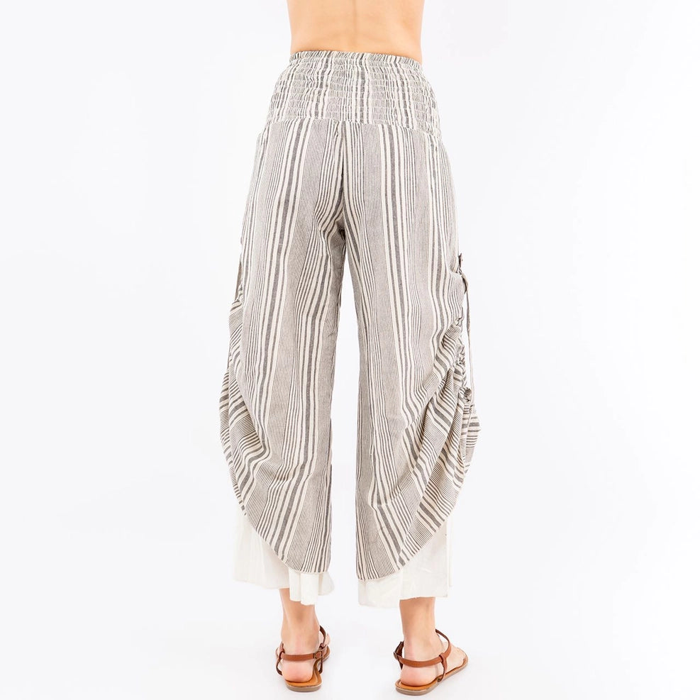 Two Layer Cinch Up Pant