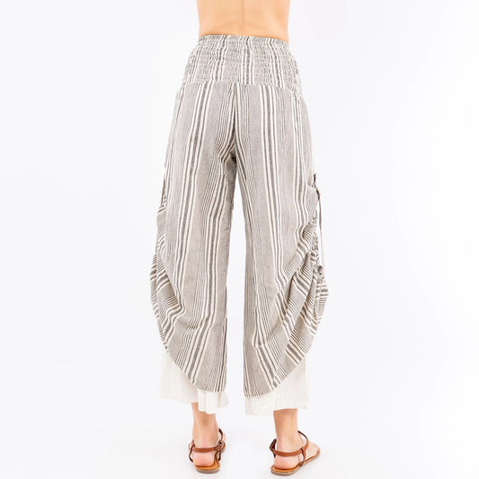 Two Layer Cinch Up Pant