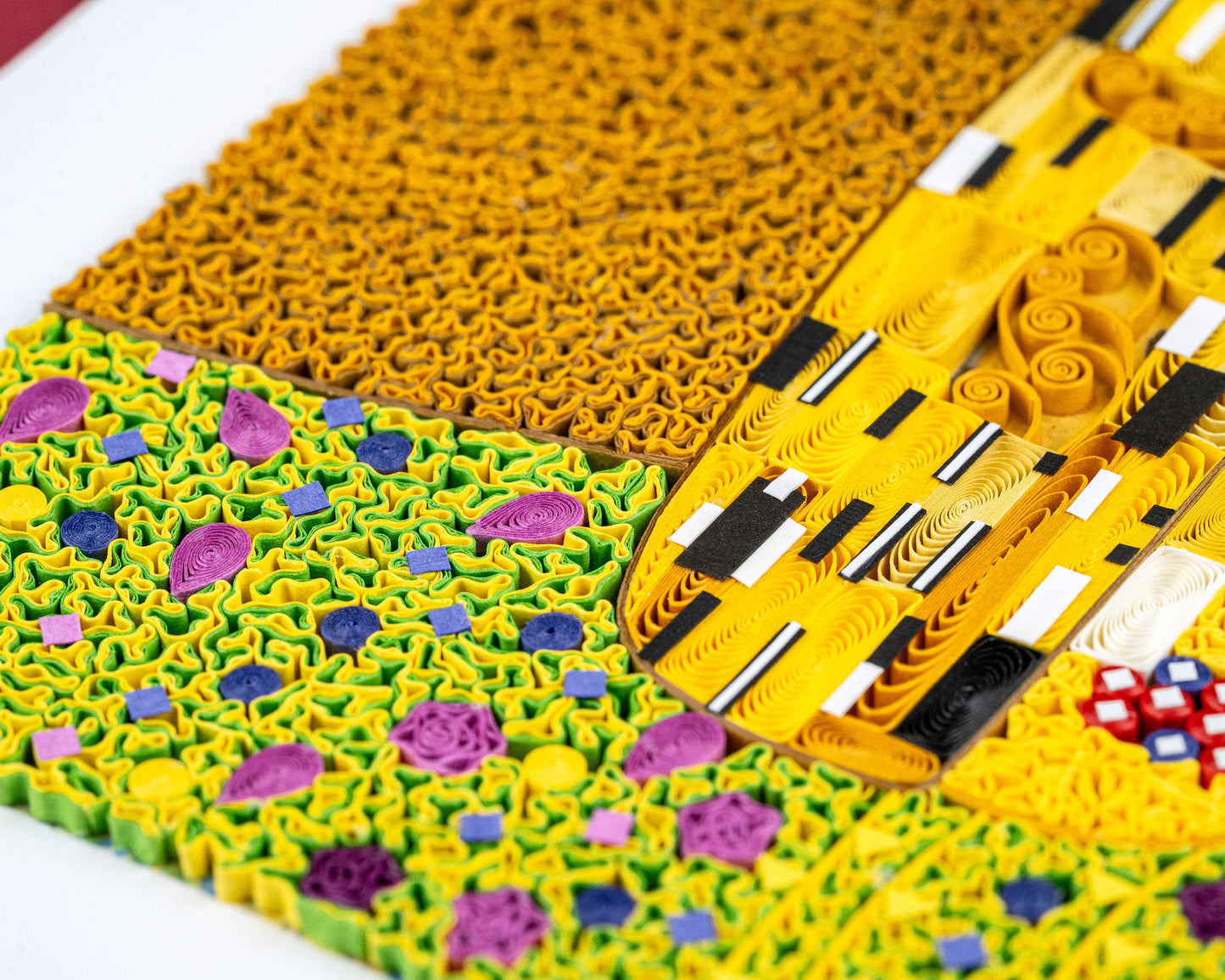 Artist Series - Quilled The Kiss, Klimt Greeting Card