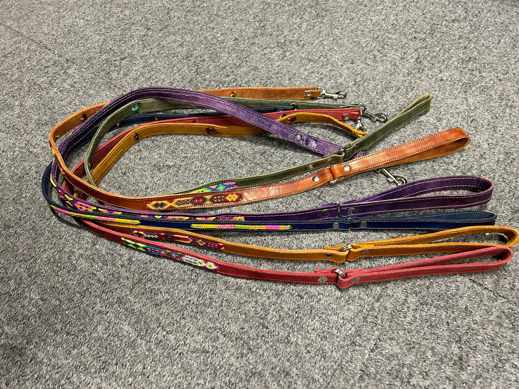 Baja Leather Dog Leash