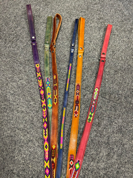 Baja Leather Dog Leash