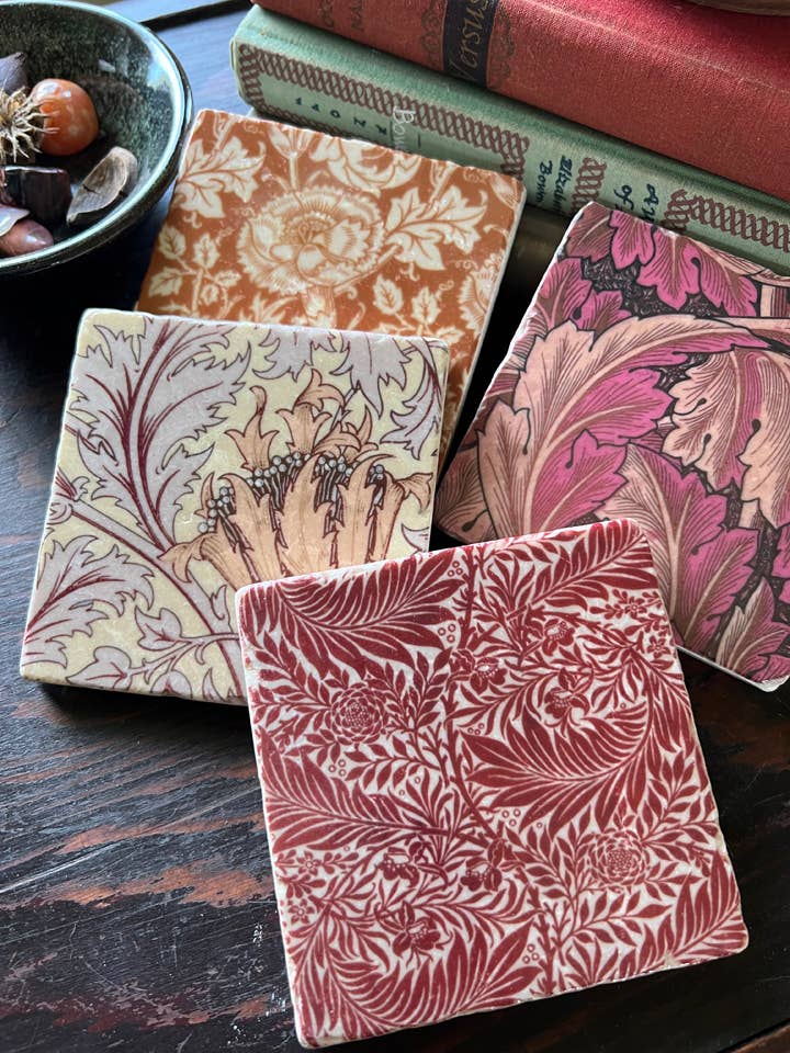Autumn Bounty stone coasters