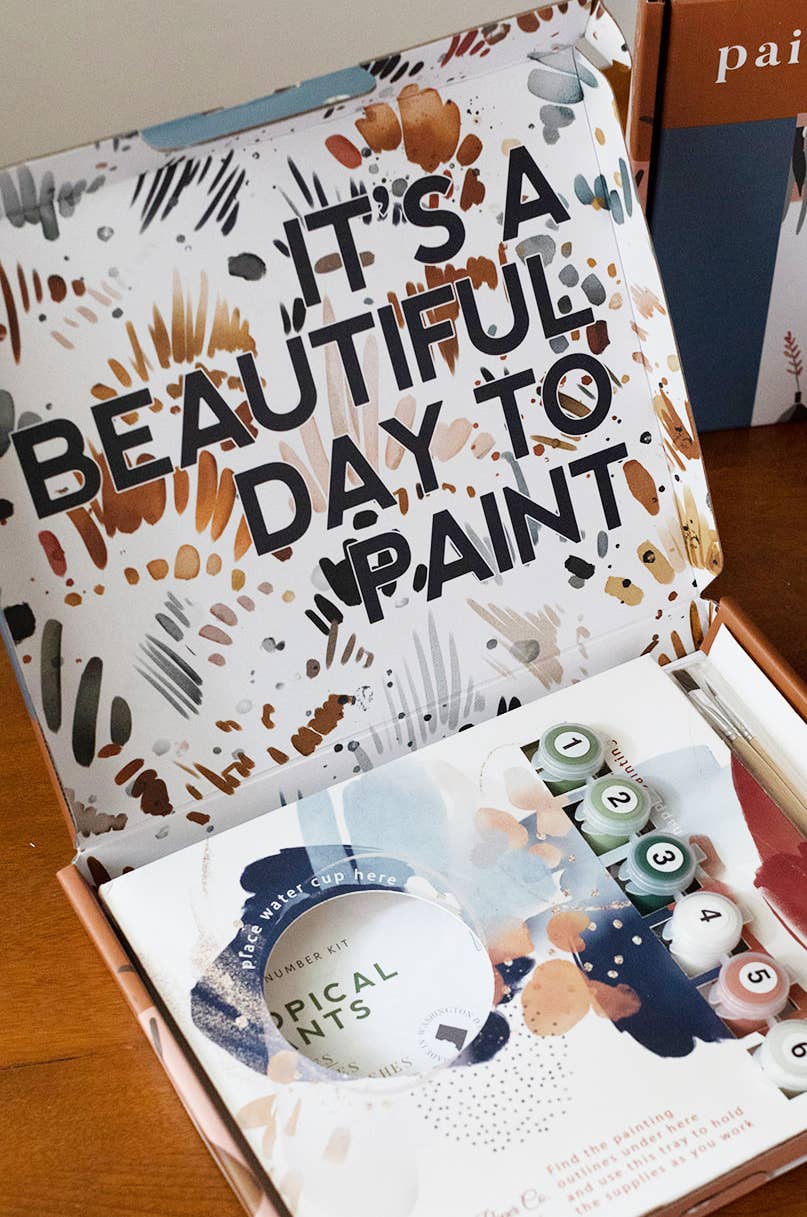 Paint-By-Numbers kit Sunflower Garden