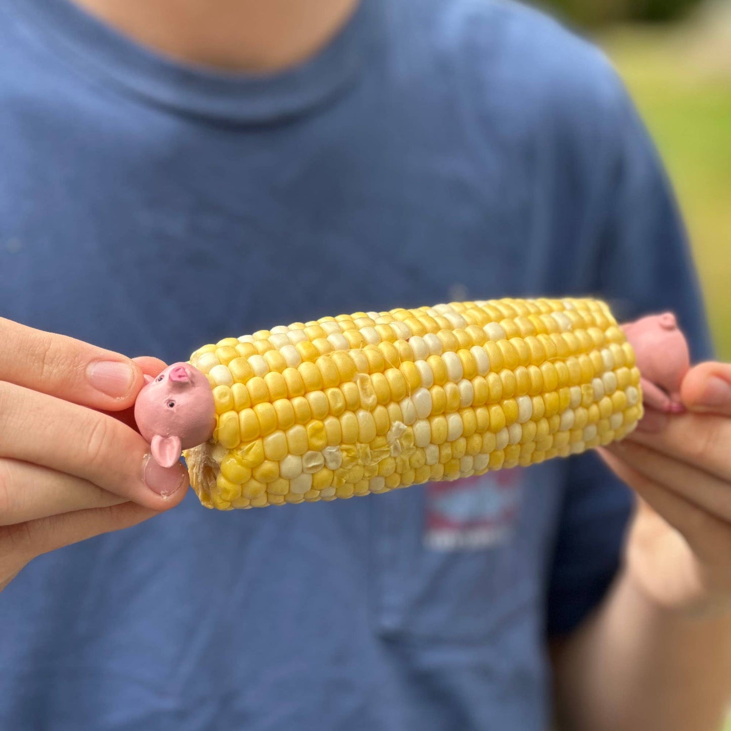 Outset Piglets Corn Holders, Set of 8,  1” x 2.5” x 1”