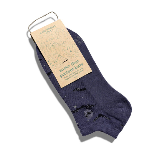 Ankle Socks that Protect Bats: Medium