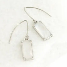 Load image into Gallery viewer, Moonlit Grace Earrings in Gold or Silver &amp; Moonstone

