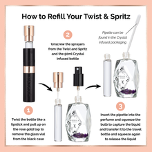 Load image into Gallery viewer, Zodiac Perfume Twist &amp; Spritz Travel Spray Gift Set 8ml: Libra
