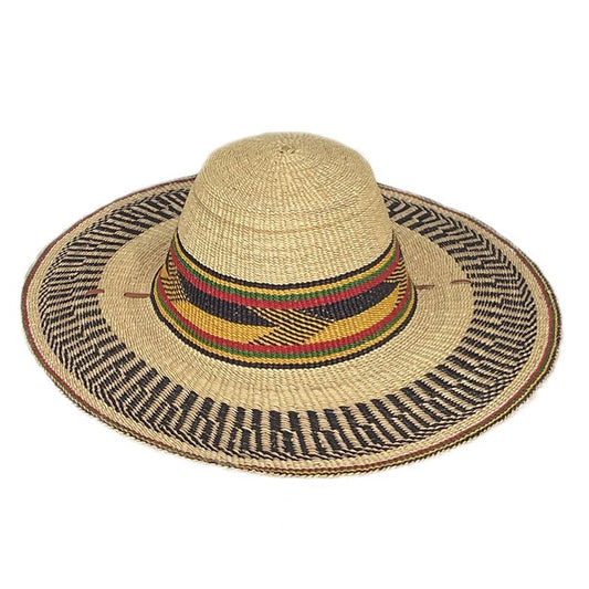 African Bolga Hat PREMIUM QUALITY : Sun Hat (G-170)
