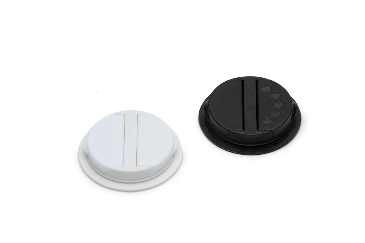 Jarware Spice Lid for Regular Mouth Mason Jar, Black, White