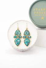 Load image into Gallery viewer, Celestial Cascade Emperor Stone Earrings
