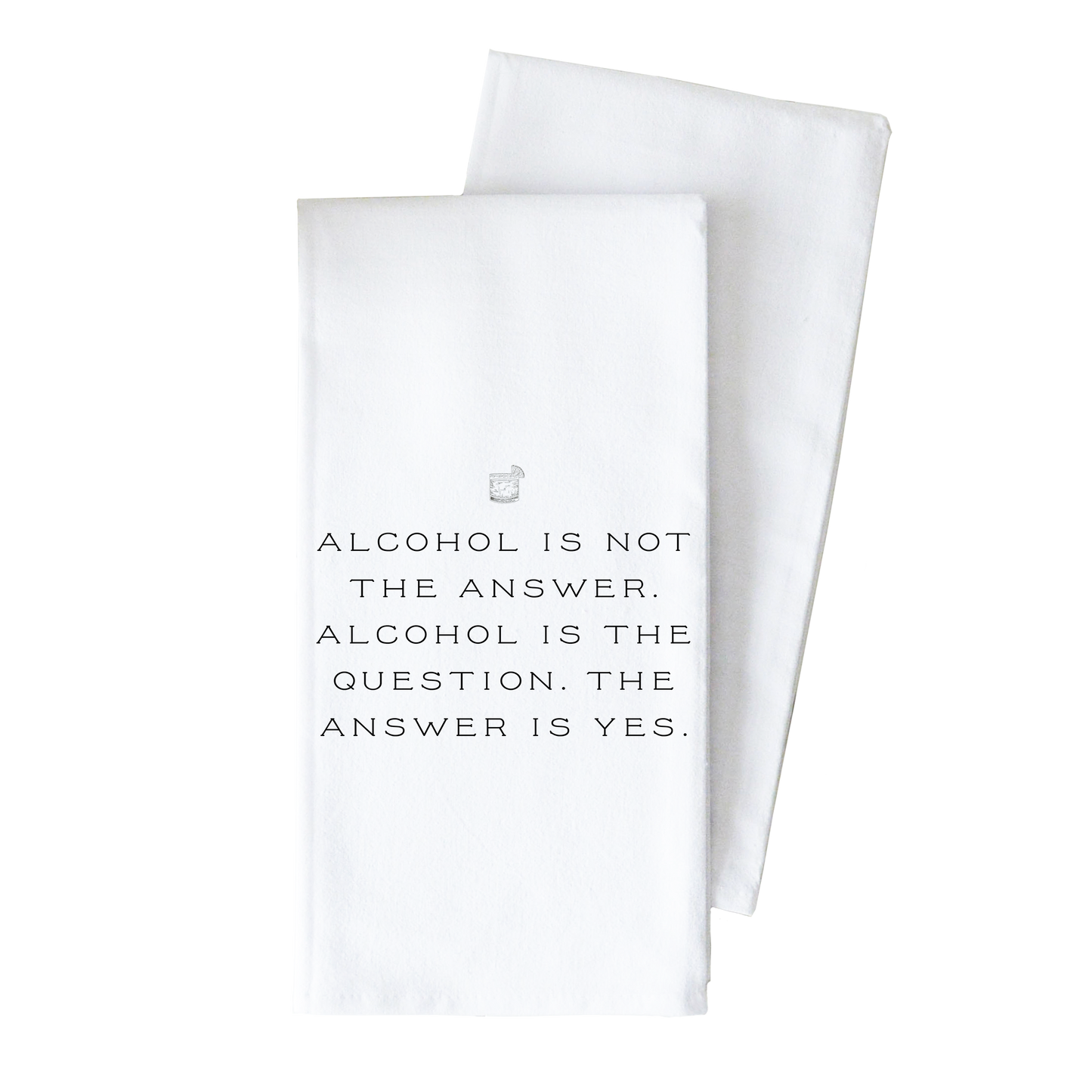 Answer is yes Tea Towel - White