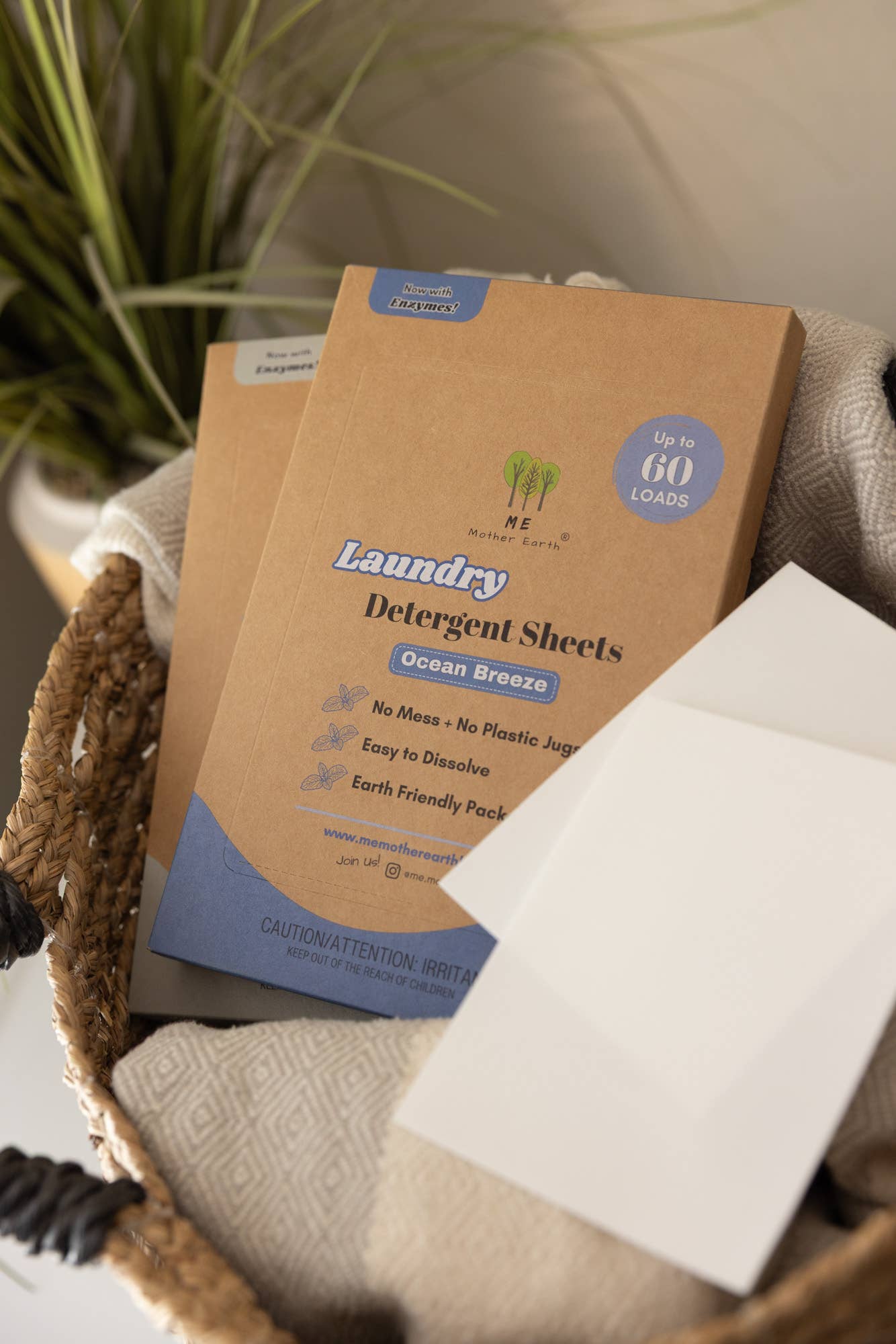 Laundry Detergent Sheets: 60 Loads - Ocean Breeze