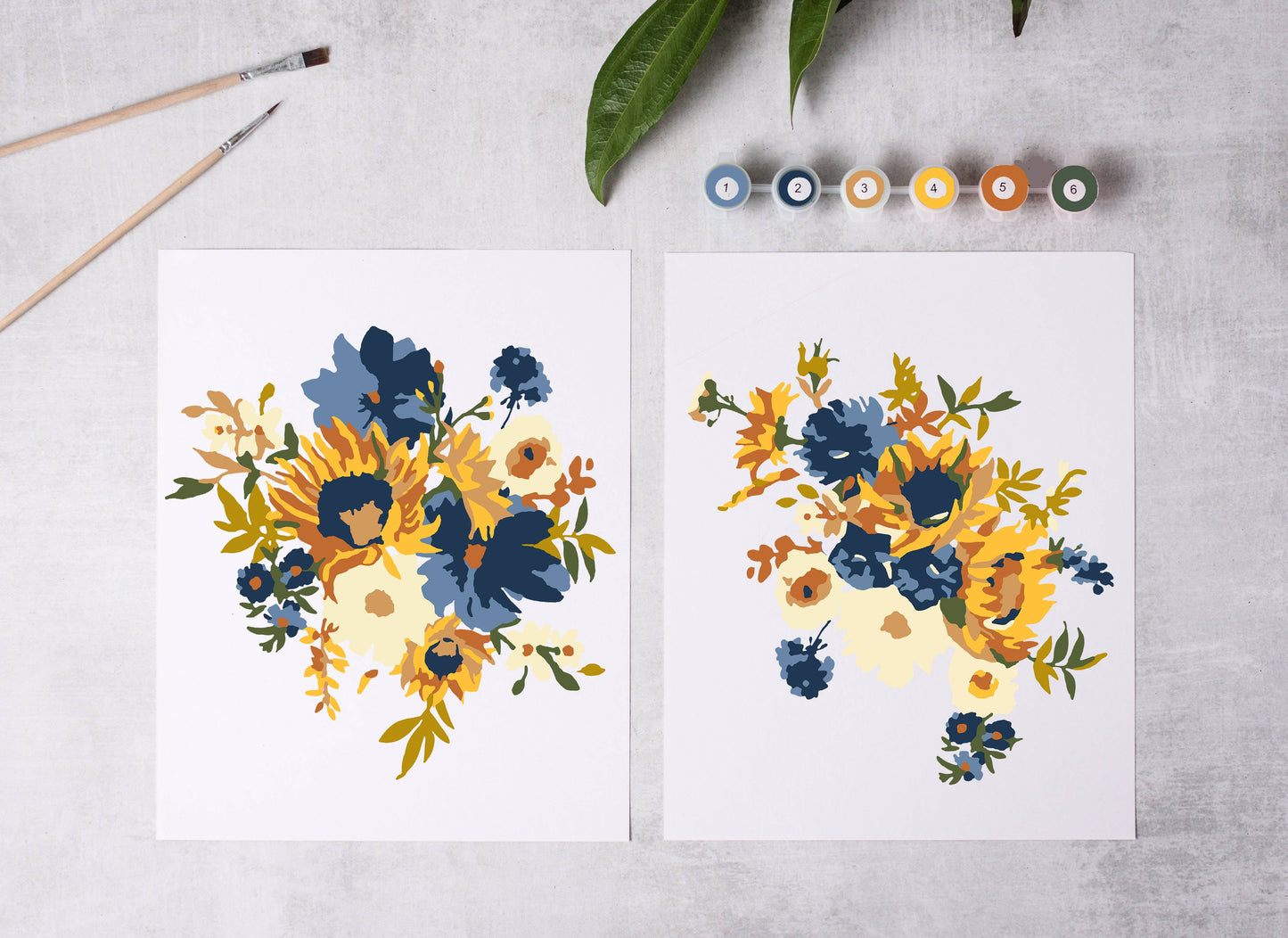 Paint-By-Numbers kit Sunflower Garden