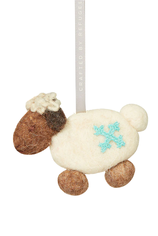 Dreamy Sheep Ornament, Made by Refugees - MADE51