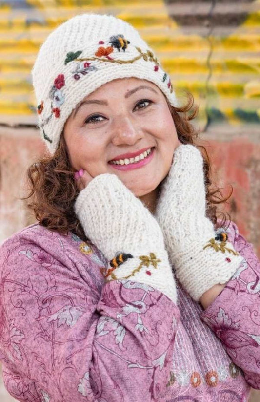 Knit Hat Swirl Pattern