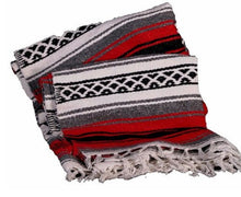 Load image into Gallery viewer, Falsa Mexican Blanket 54&quot;x78&quot; Reversible
