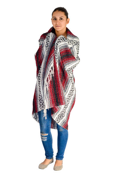 Falsa Mexican Blanket 54"x78" Reversible
