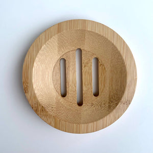Bamboo Tray for Shower Steamers & More: Square