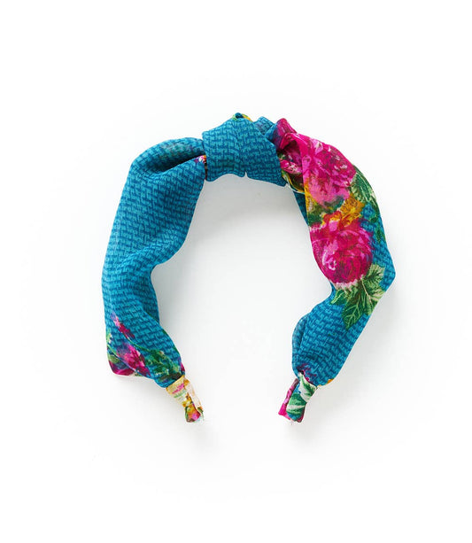 Knotted Headband - Assorted Upcycled Sari Fabric