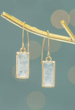 Load image into Gallery viewer, Moonlit Grace Earrings in Gold or Silver &amp; Moonstone
