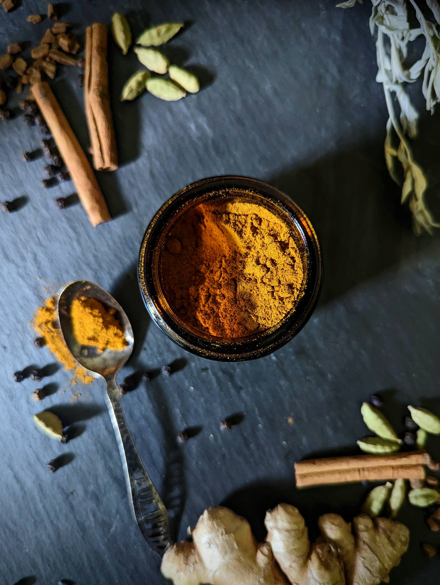 Golden Milk: Glass jar