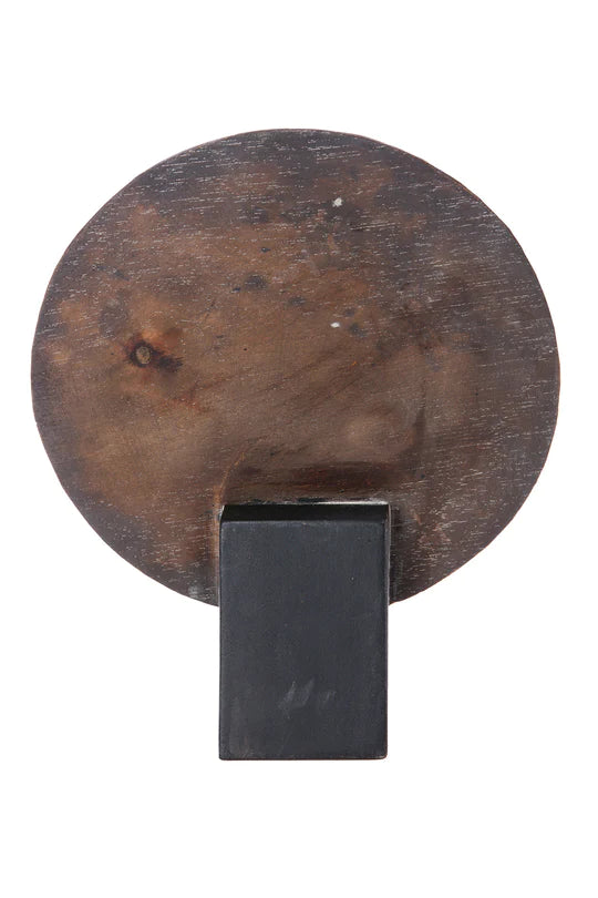 West African Wood Shield Sculpture
