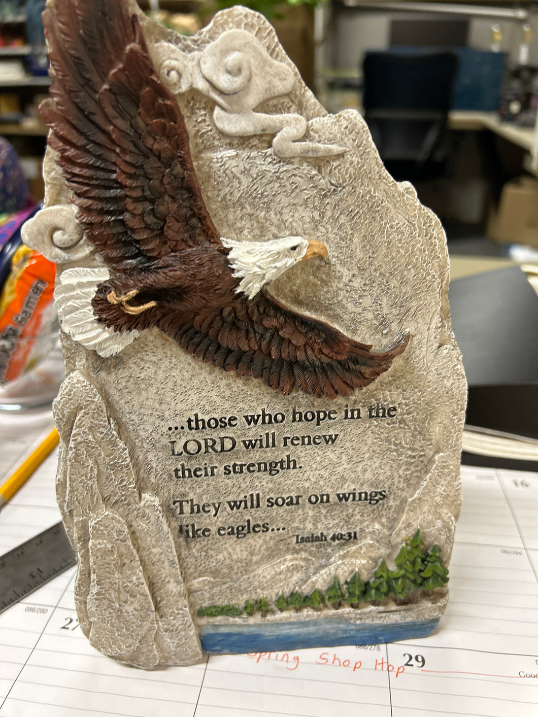 Statuary, Stone Eagles Wings