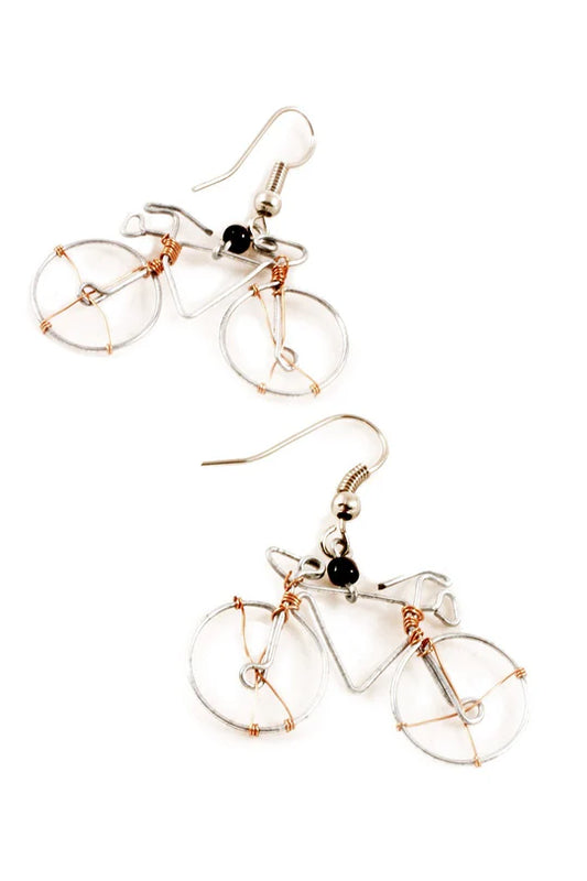 bicycle earrings