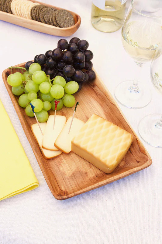 Wild Olive Wood Rectangular Serving Tray