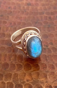 Labradorite Sterling Silver Ring