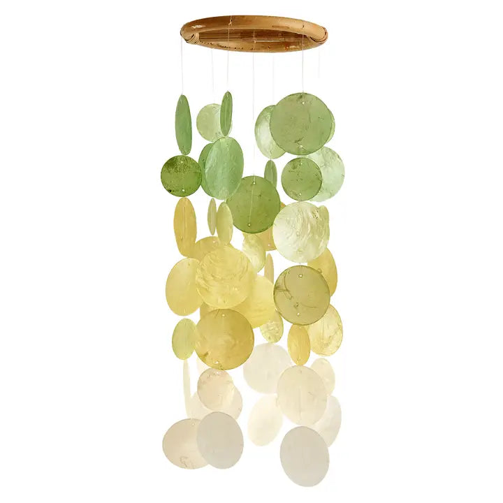 Capiz Chime Small Round | Ombre