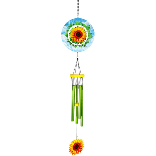 Wind Spinner Chime, Sunflower