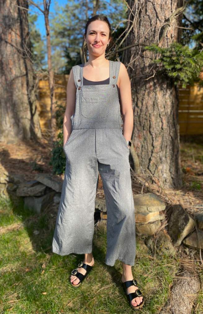 Romper Cotton Overall wide leg