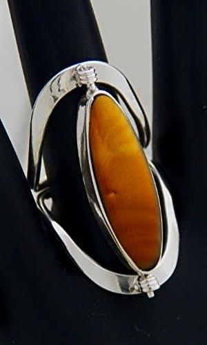 Semi-Precious Stone Flip Rings