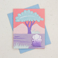 Load image into Gallery viewer, Greeting Card - Pooh Paper Elephants
