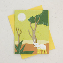 Load image into Gallery viewer, Greeting Card - Pooh Paper Elephants
