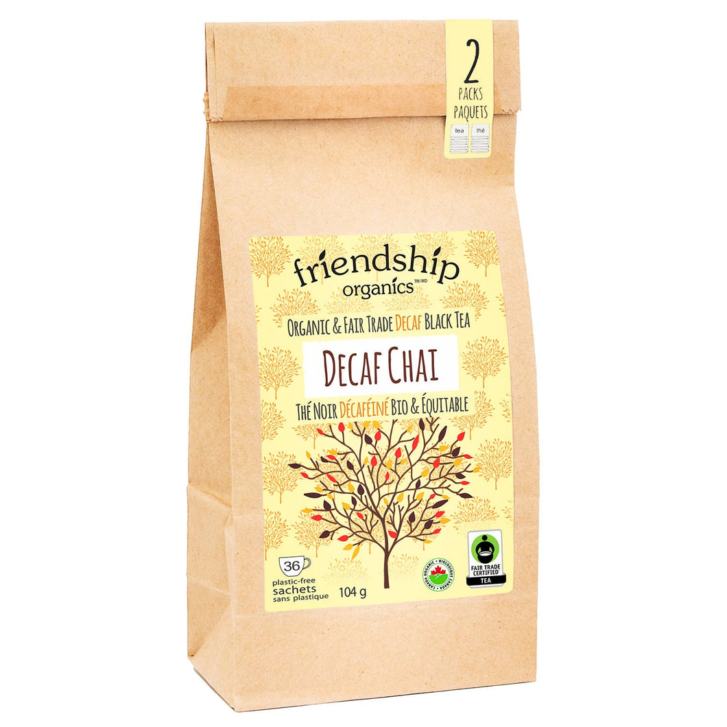 Decaf Chai Tea, Organic and Fair Trade Certified Bag