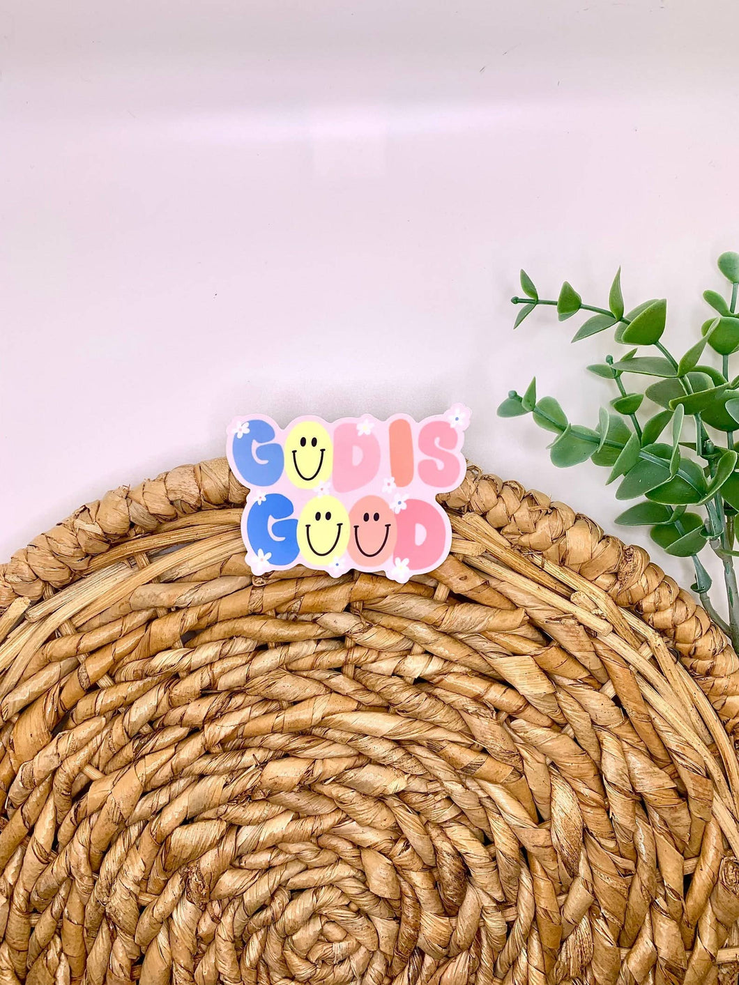 God is good sticker, Christian stickers, faith decals, bible
