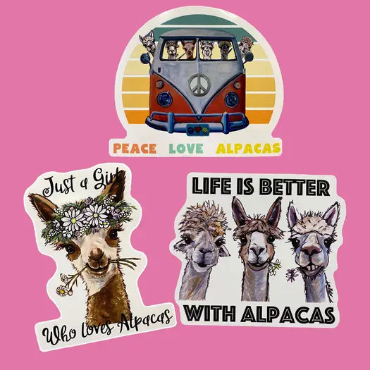 DNR Alpaca Stickers