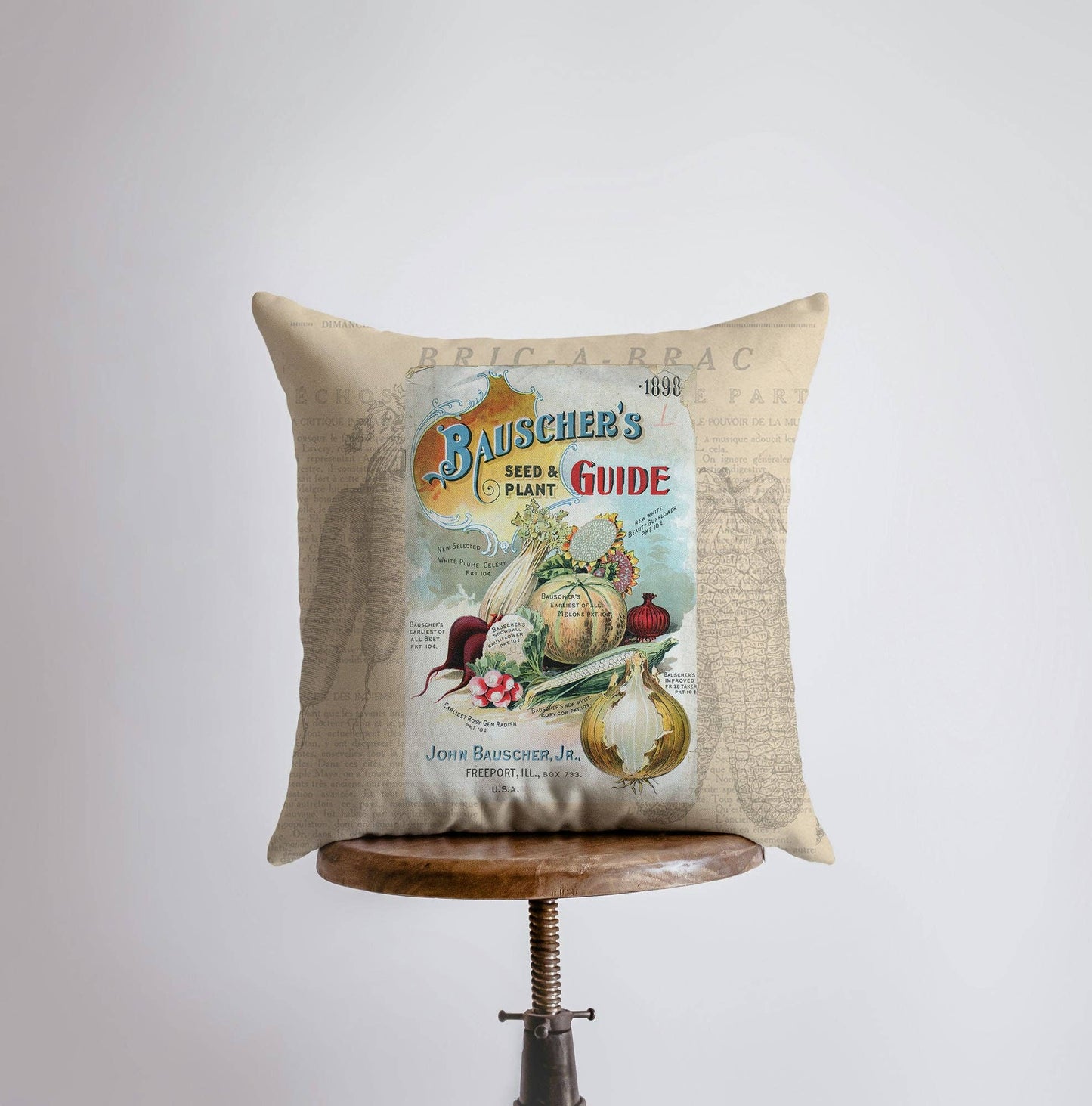 Vegetable Pillow Cover