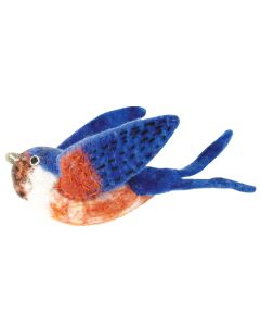 Wild Woolie Felt Bird: Barn Swallow