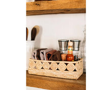 Load image into Gallery viewer, Palm Medallion Bread Basket
